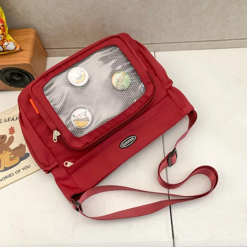 Small Transparent Shoulder Bag for Students - Image 5