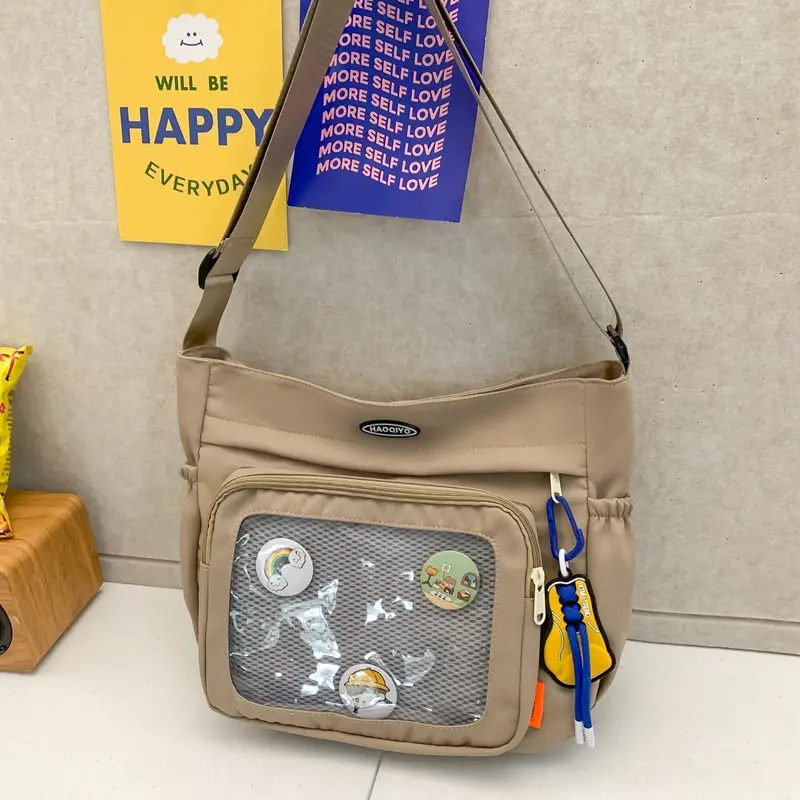 Small Transparent Shoulder Bag for Students - Image 6