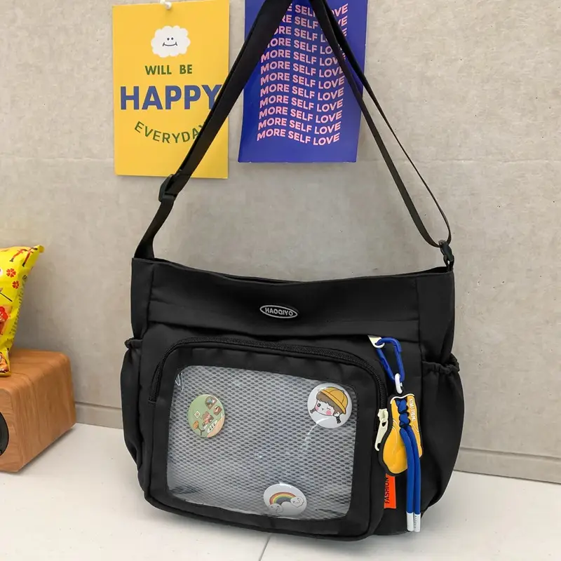 Small Transparent Shoulder Bag for Students - Image 7
