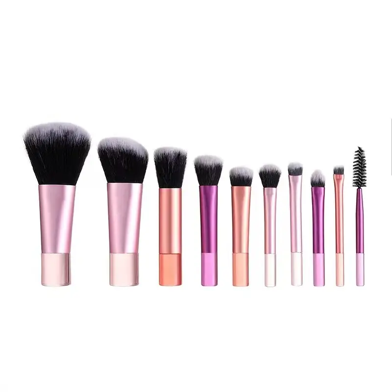 8-Piece Pink Makeup Brush Set for Flawless Makeup - Image 7