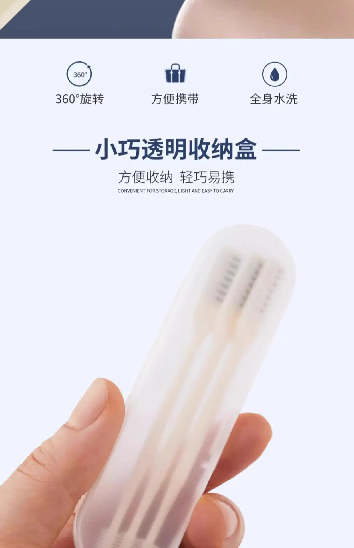 Double Nose Hair Cutter Manual Cleaning Men's Razor — feature 2