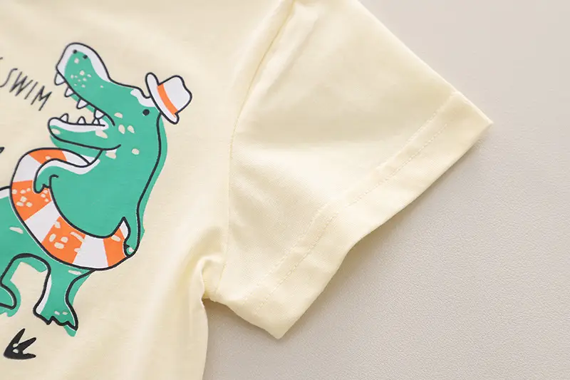 Children Cotton T-Shirt Shorts Set 2024 Summer Boys β feature 7