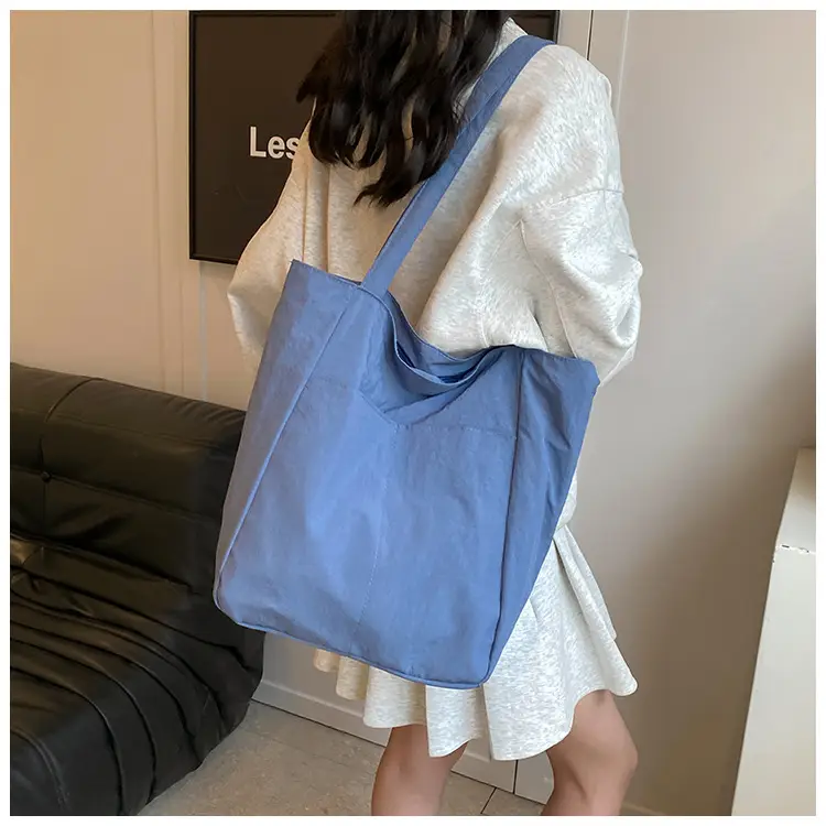 Large Capacity Beige Fabric Tote Bag for Women — feature 18