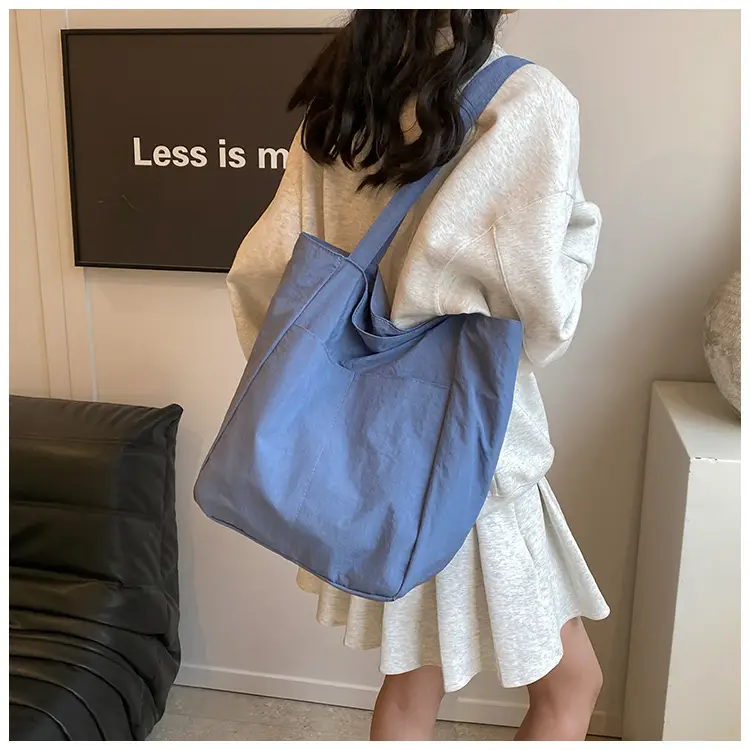 Large Capacity Beige Fabric Tote Bag for Women — feature 19