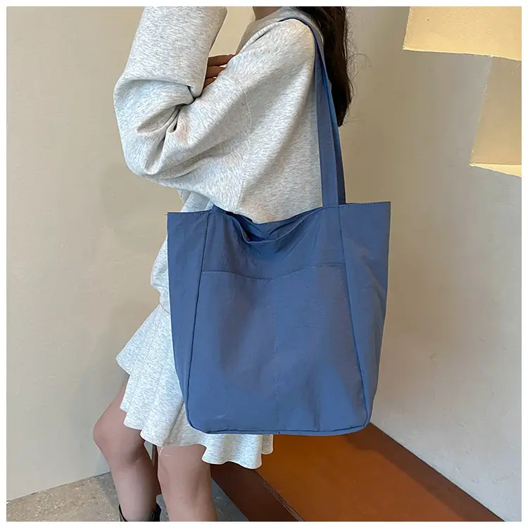 Large Capacity Beige Fabric Tote Bag for Women — feature 20
