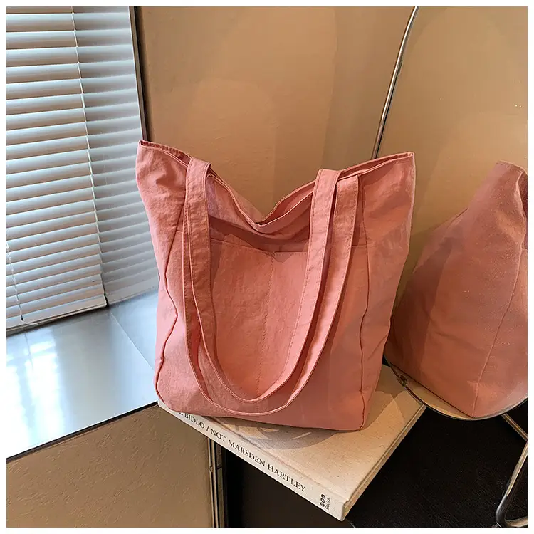 Large Capacity Beige Fabric Tote Bag for Women — feature 22