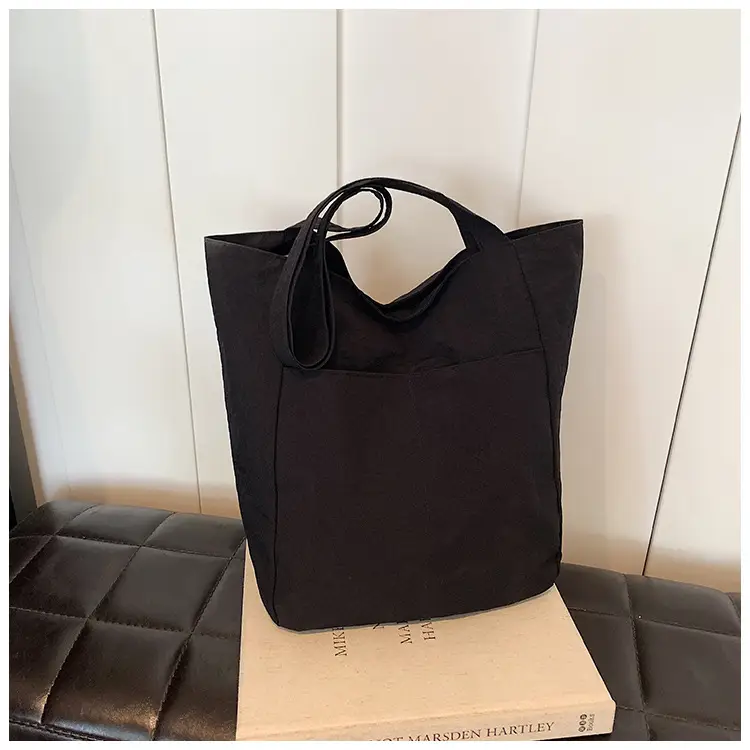 Large Capacity Beige Fabric Tote Bag for Women — feature 25