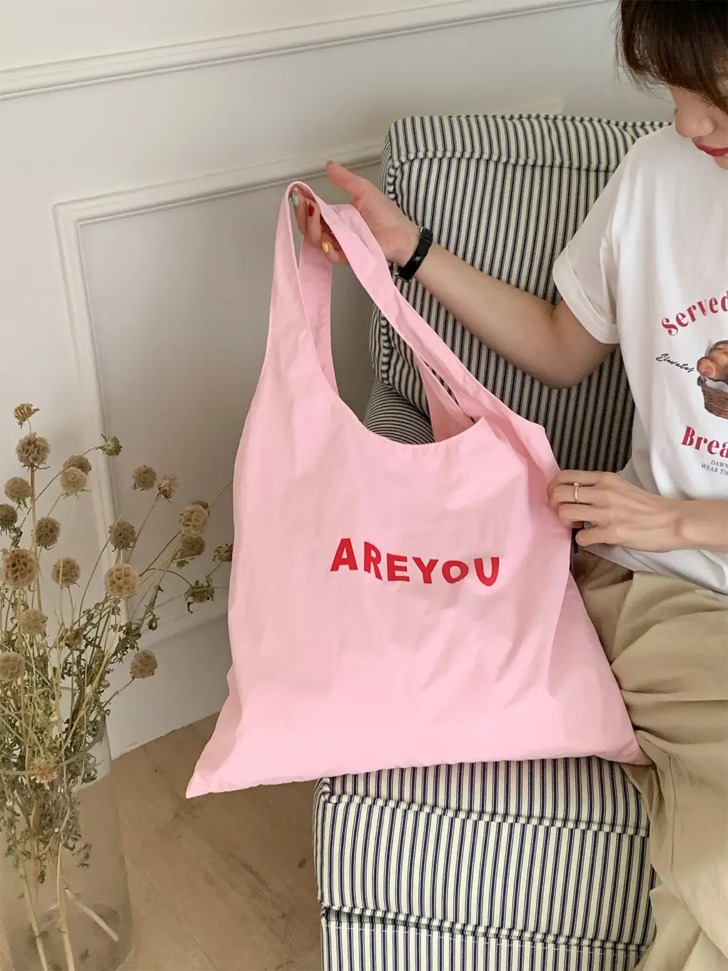 Fresh Summer Large Capacity Blue Shoulder Bag — feature 24