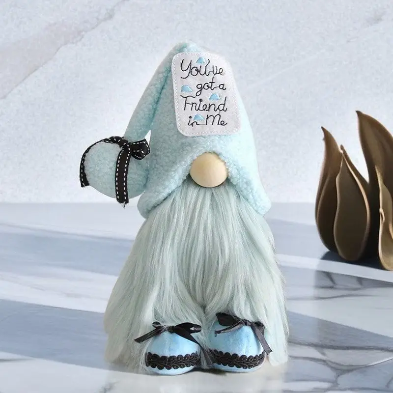 Blue Fabric Friends Doll for Kids Holiday Decor — feature 2
