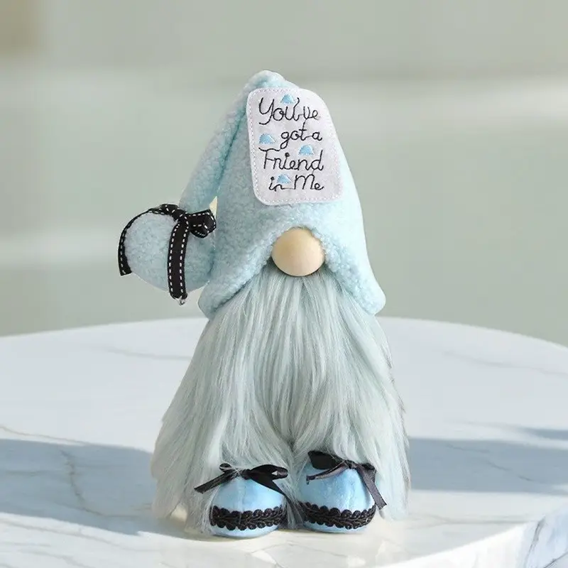 Blue Fabric Friends Doll for Kids Holiday Decor — feature 5