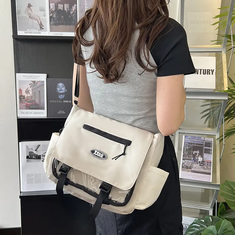 Blue Japanese Department Shoulder Crossbody Bag for College Girls - Image 7