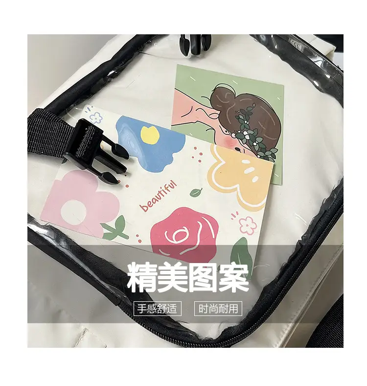 Blue Japanese Department Shoulder Crossbody Bag for College Girls — feature 11