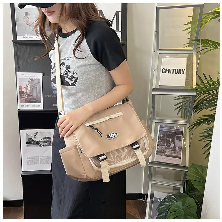 Blue Japanese Department Shoulder Crossbody Bag for College Girls — feature 16