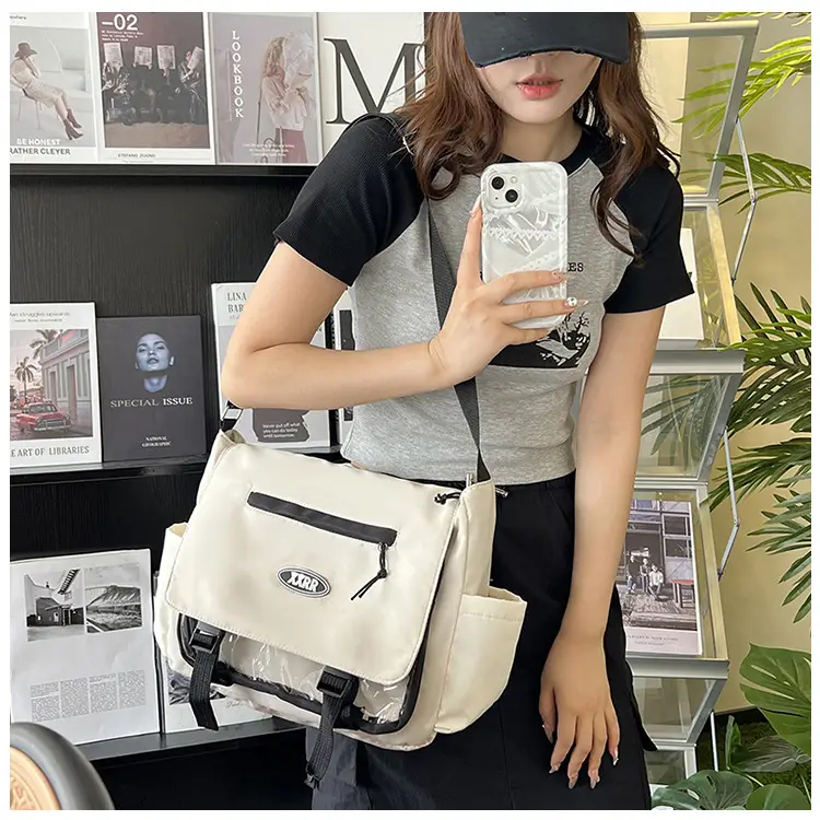 Blue Japanese Department Shoulder Crossbody Bag for College Girls — feature 18