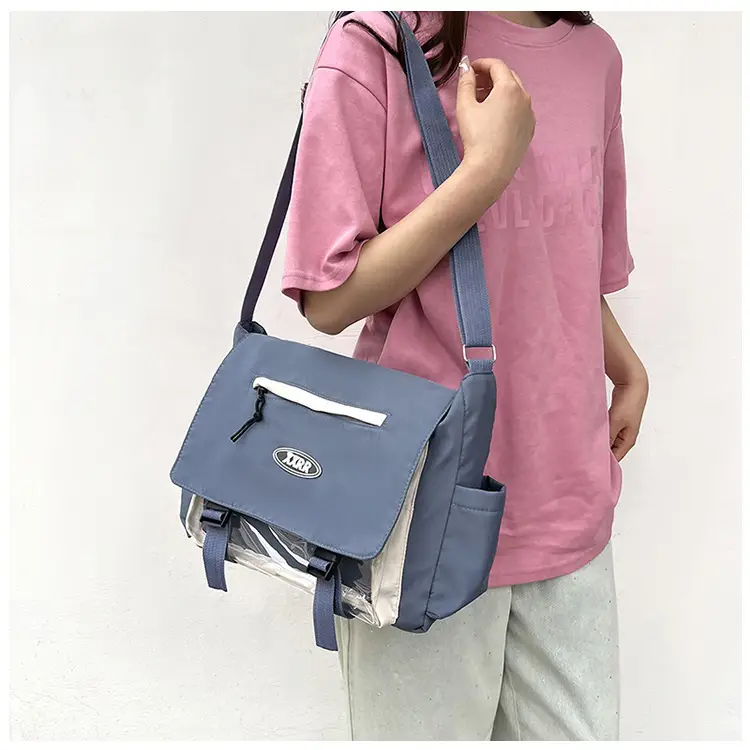 Blue Japanese Department Shoulder Crossbody Bag for College Girls — feature 20