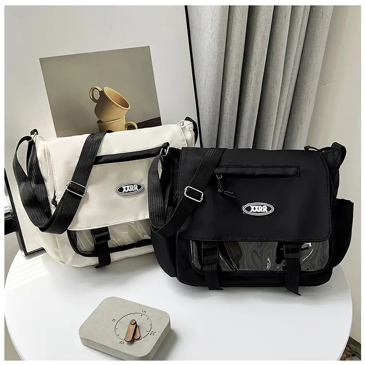 Blue Japanese Department Shoulder Crossbody Bag for College Girls — feature 26