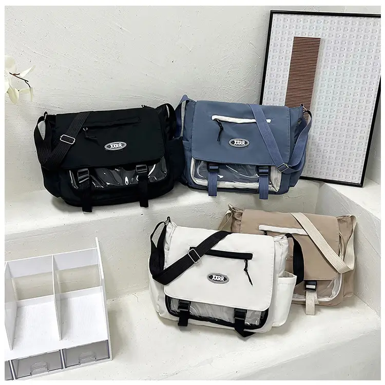 Blue Japanese Department Shoulder Crossbody Bag for College Girls — feature 28