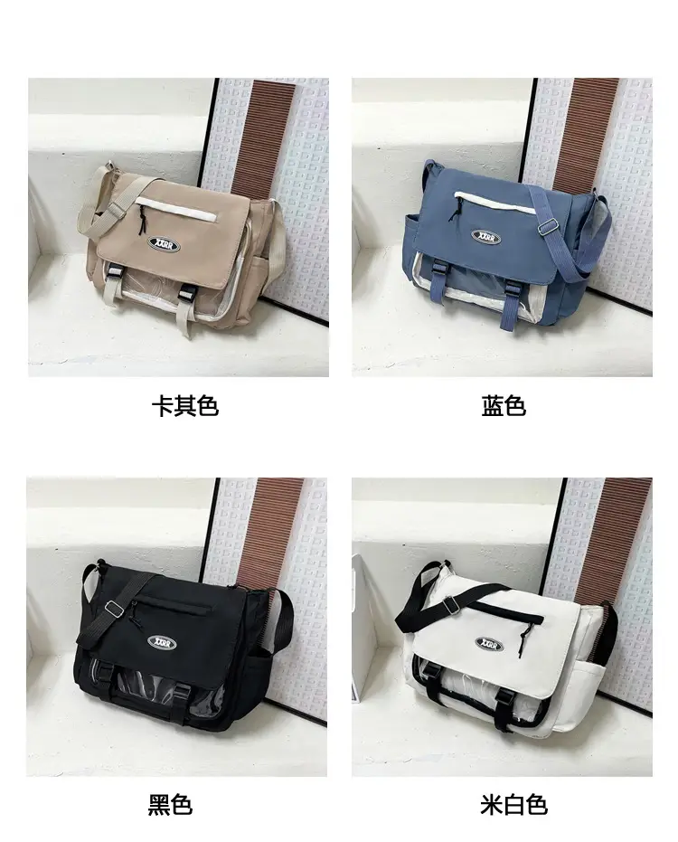 Blue Japanese Department Shoulder Crossbody Bag for College Girls — feature 3