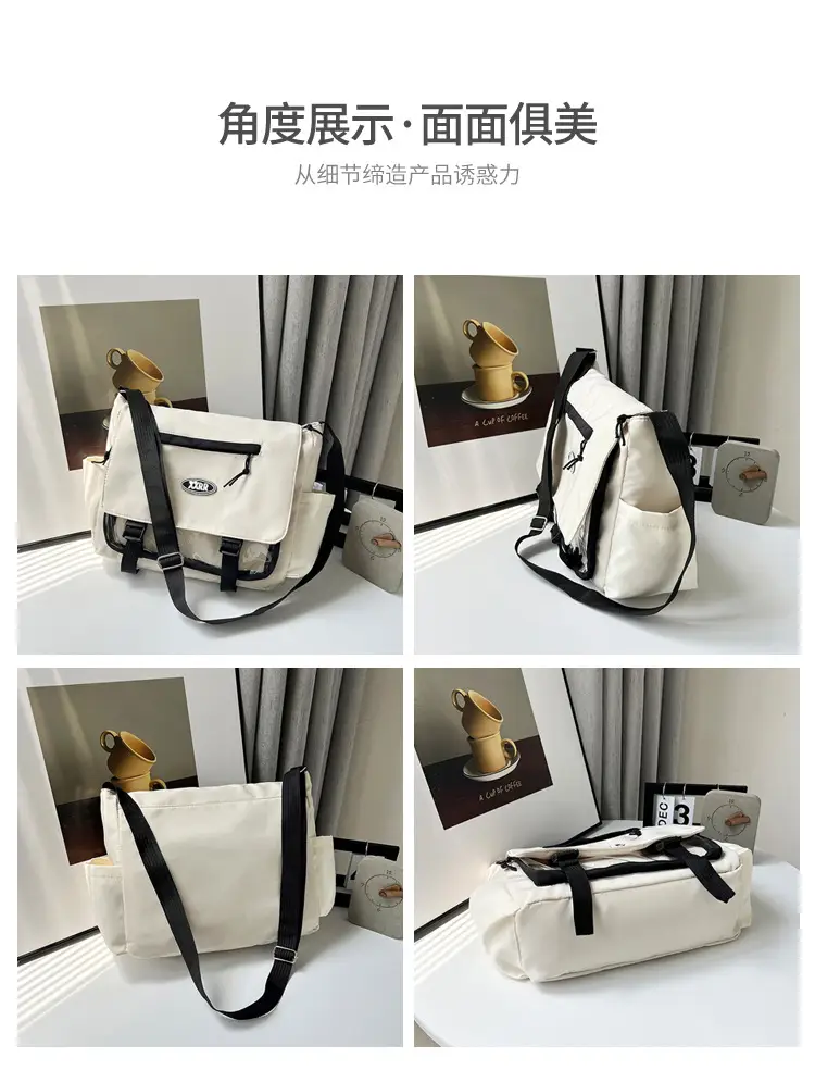 Blue Japanese Department Shoulder Crossbody Bag for College Girls — feature 4