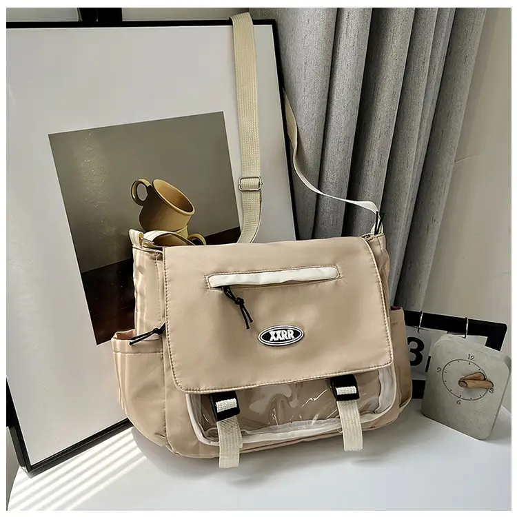 Blue Japanese Department Shoulder Crossbody Bag for College Girls - Image 3
