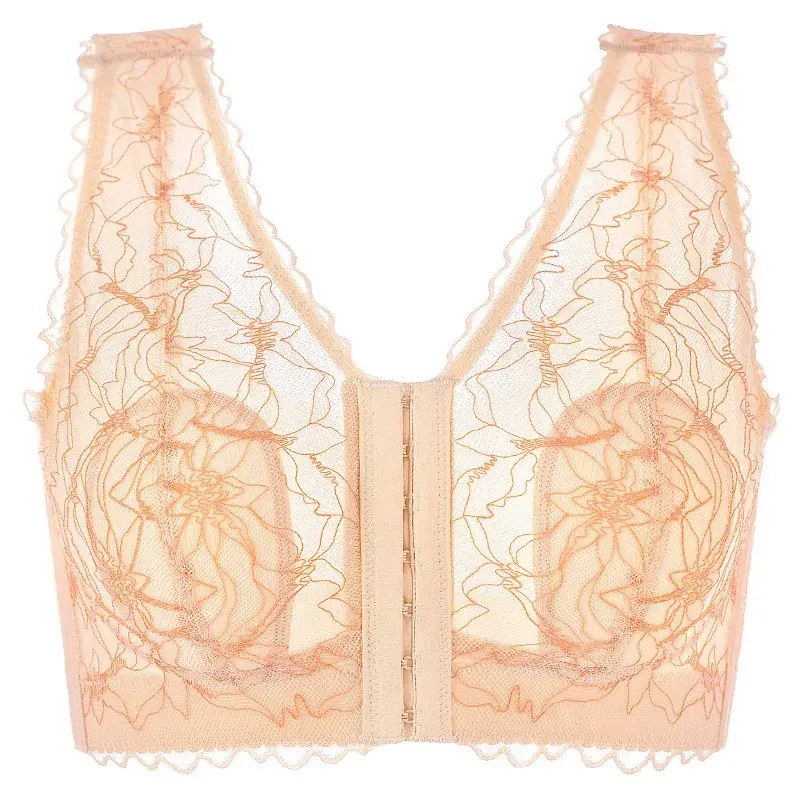 Front Open Buckle Bra Summer Thin Back Underwear Women - Image 9