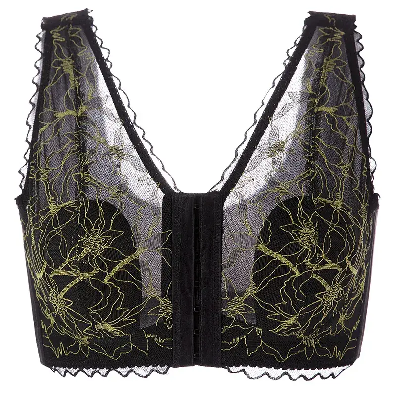 Front Open Buckle Bra Summer Thin Back Underwear Women - Image 2