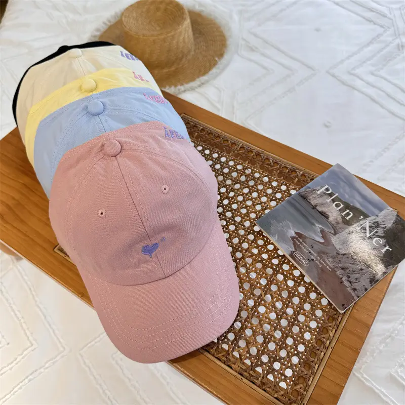 Love Embroidered Baseball Cap Women Summer Sun Hat - Image 6