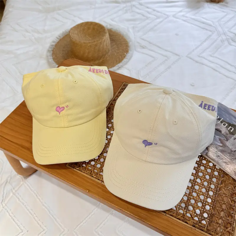 Love Embroidered Baseball Cap Women Summer Sun Hat - Image 8