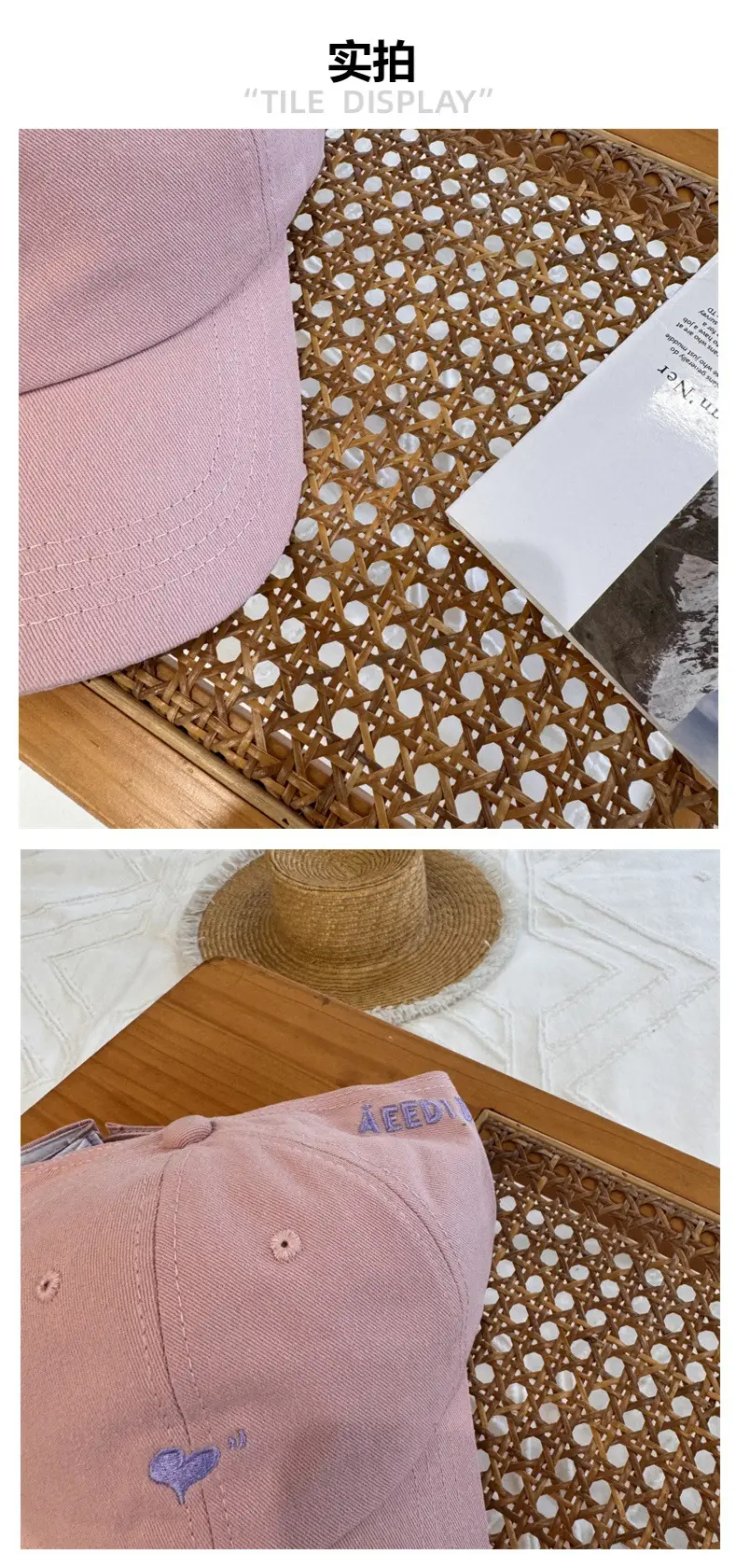 Love Embroidered Baseball Cap Women Summer Sun Hat — feature 5