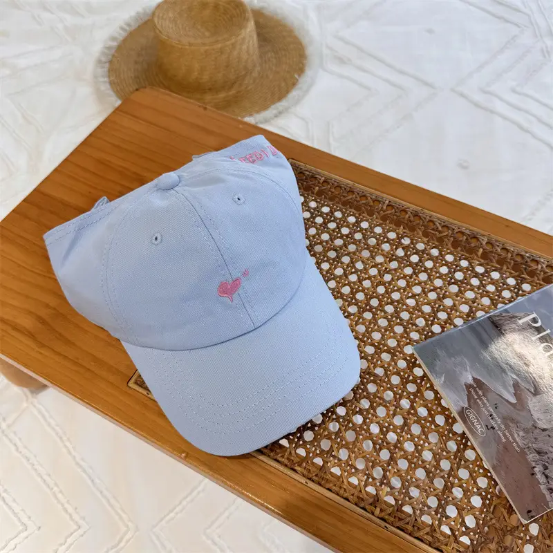 Love Embroidered Baseball Cap Women Summer Sun Hat - Image 2