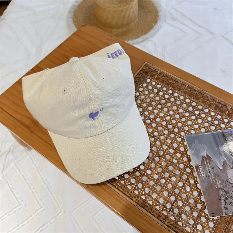 Love Embroidered Baseball Cap Women Summer Sun Hat - Image 4