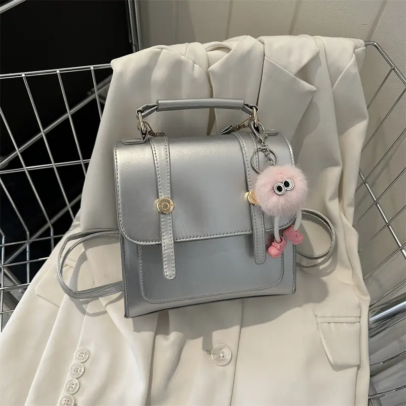 Women's Grey Shoulder Bag 2024 New Fashion Casual - Image 7