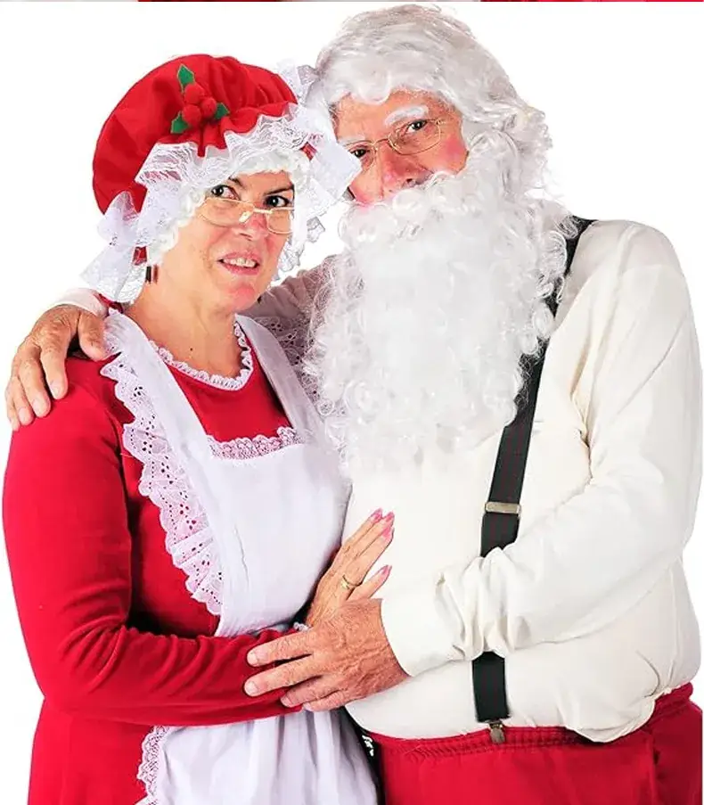 Red Fur Ball Christmas Hat with Flannel Fabric — feature 7