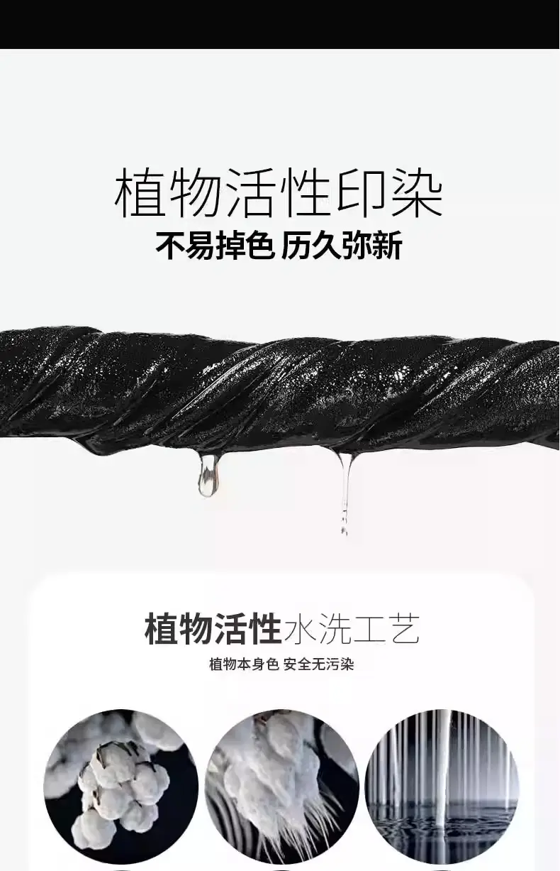 Cross-border Trade fleece-lined Men's Casual Pants Autumn and Winter Thick Loose Straight Anti-wrinkle Elastic Middle-aged Business Pants Long — feature 11