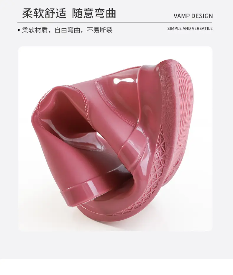 Korean-style Waterproof Women's Mid-Barrel Boots — feature 13