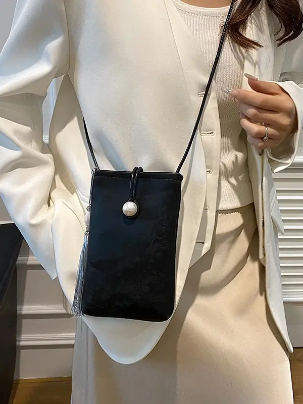 New Chinese Style Mini Bag Women Mobile Phone Bag - Image 6
