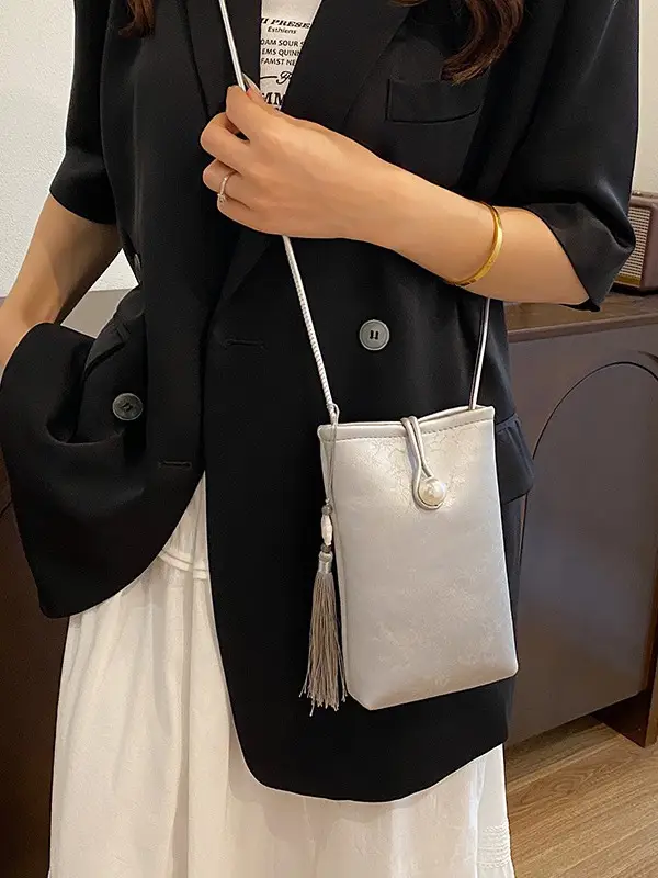 New Chinese Style Mini Bag Women Mobile Phone Bag - Image 7