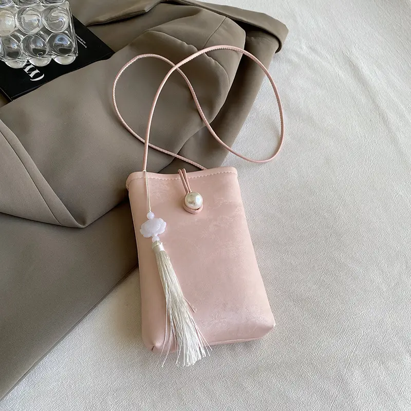 New Chinese Style Mini Bag Women Mobile Phone Bag - Image 2
