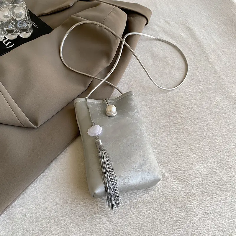 New Chinese Style Mini Bag Women Mobile Phone Bag - Image 3