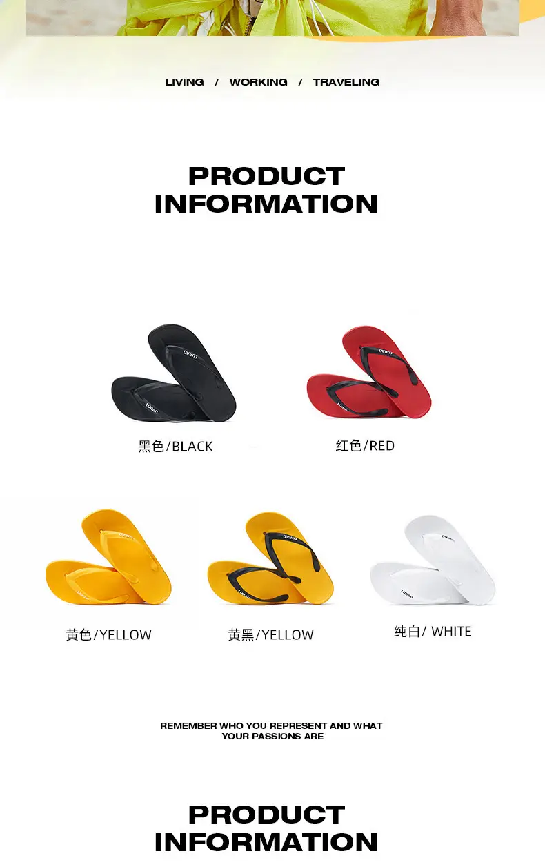 Fashionable Soft-Soled Non-Slip Flip-Flops for Men, Trendy Style, Wear-Resistant, Summer Casual Outdoor Wear, Young Men's Flip-Flops, Beach Slippers — feature 2