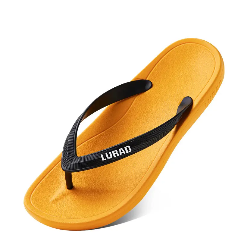 Fashionable Soft-Soled Non-Slip Flip-Flops for Men, Trendy Style, Wear-Resistant, Summer Casual Outdoor Wear, Young Men's Flip-Flops, Beach Slippers - Image 2