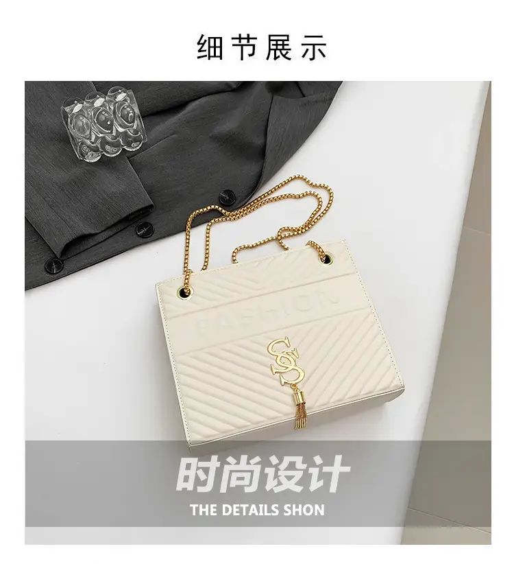 Elegant Gold Chain Crossbody Bag for Women 2024 — feature 3