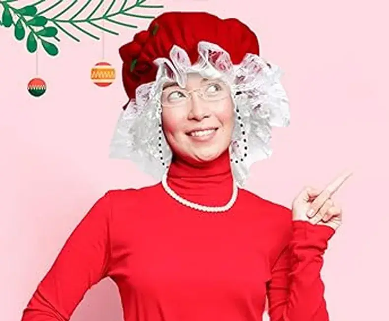 Christmas Elf Leg Hat Green Fur Monster Hat — feature 9