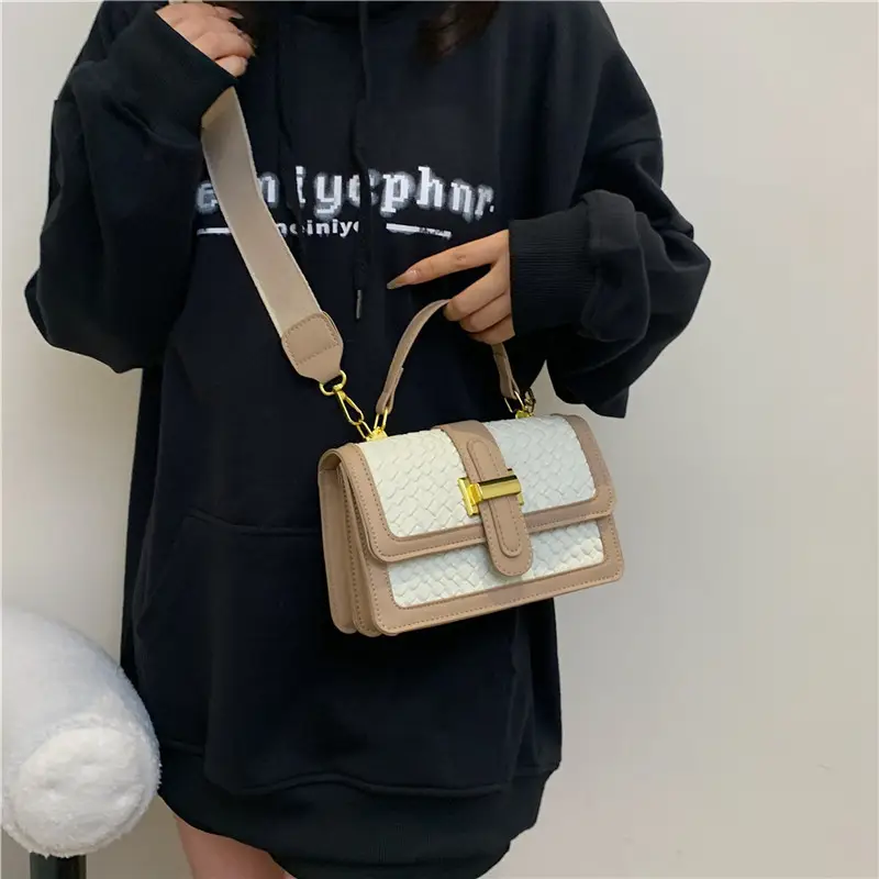 Woven Crossbody Bag Set 5 Pcs Multi Color - Image 6