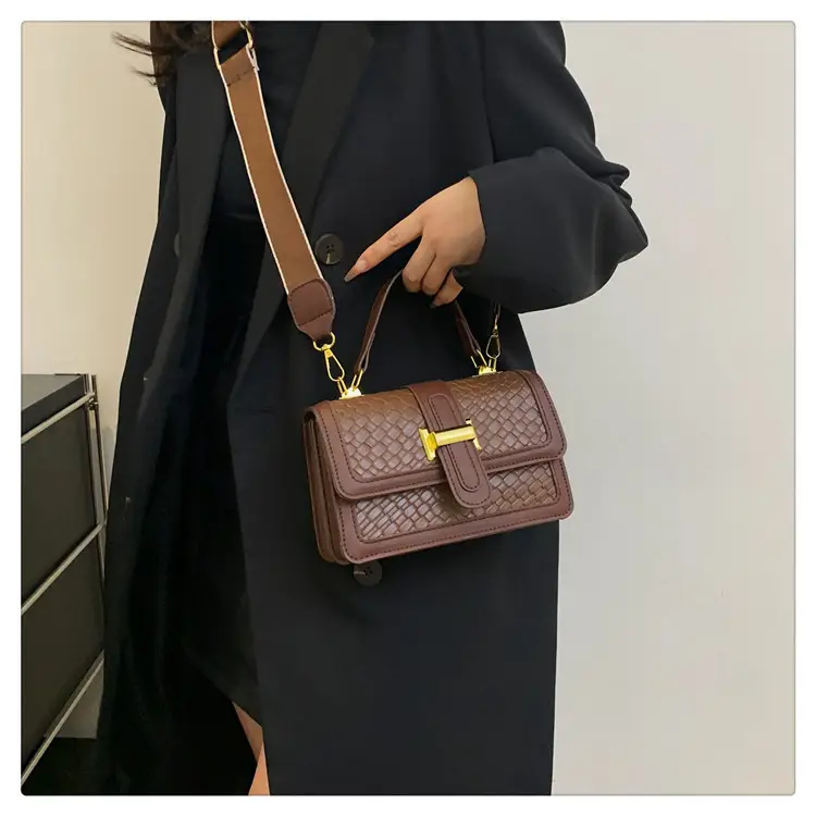 Woven Crossbody Bag Set 5 Pcs Multi Color — feature 15