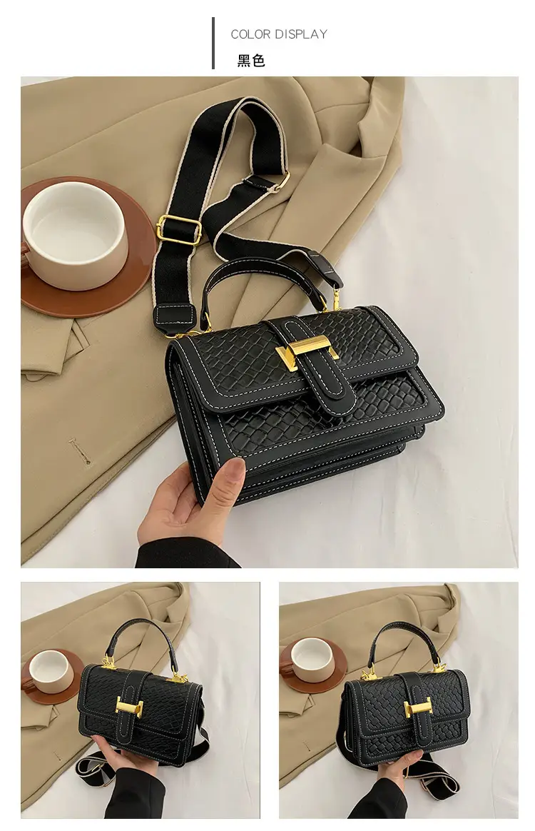 Woven Crossbody Bag Set 5 Pcs Multi Color — feature 22