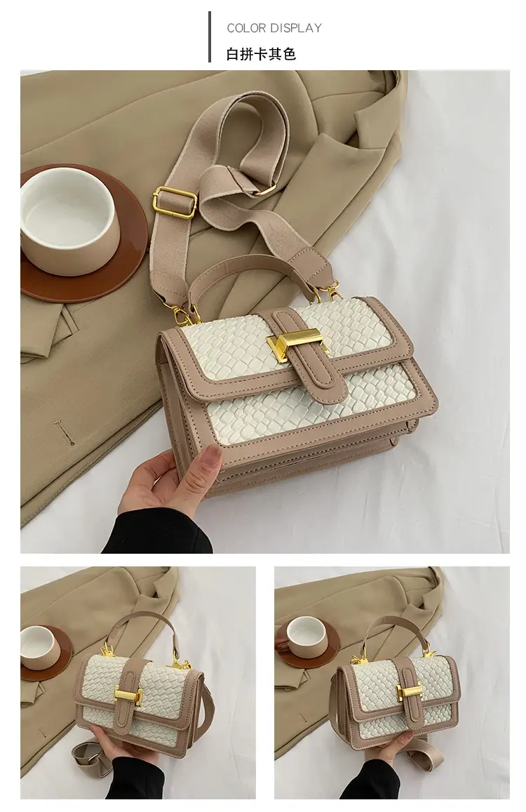 Woven Crossbody Bag Set 5 Pcs Multi Color — feature 24
