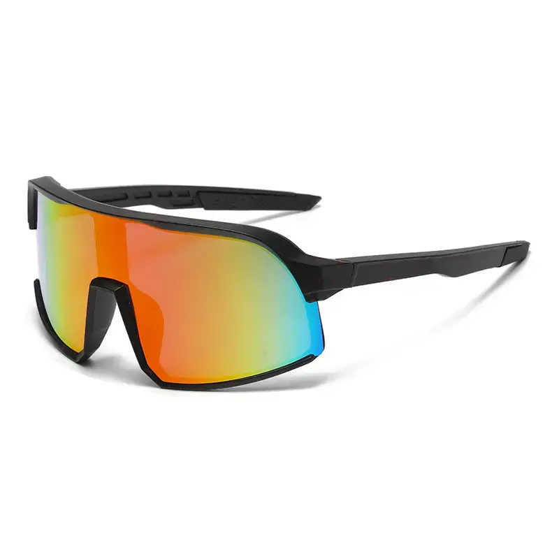 Men's Windproof Sand Sunglasses Red White - Image 9