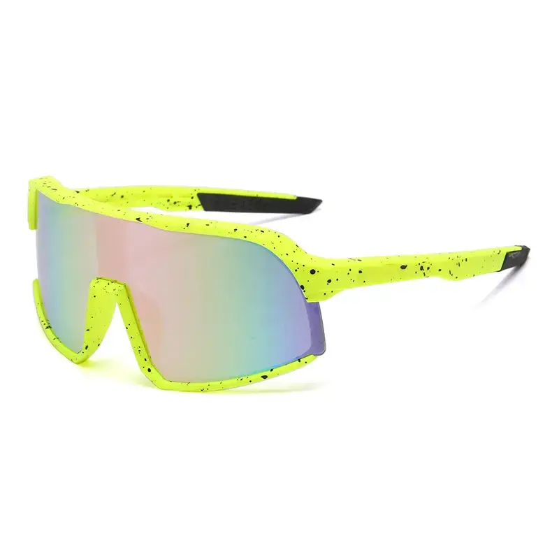 Men's Windproof Sand Sunglasses Red White - Image 10