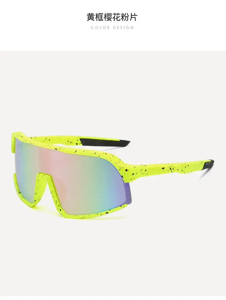 Men's Windproof Sand Sunglasses Red White β feature 10